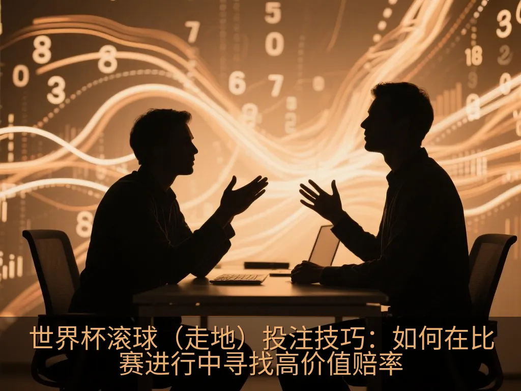 现代体育赛事转播控制室多屏幕画面，显示抽象的比赛统计数据与时间码